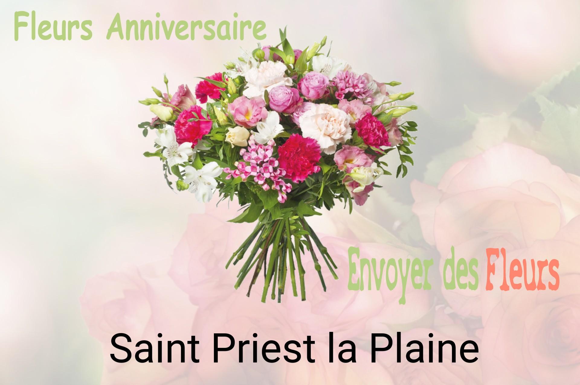 Bouquet de fleurs d’anniversaire livré à Saint-Priest-la-Plaine